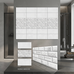 Carreaux muraux en porcelaine super brillants 300x600mm, céramique numérique émaillée 12x24 pour usage extérieur et salle de bain, prix des carreaux muraux en céramique - Product Image 3
