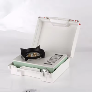 Mini estufa de Gas portátil para acampar al aire libre, horno de Cassette de Metal automático con parrilla para cocina turística y pequeña - Product Image 3