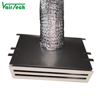 Diffuseur linéaire de ventilation CVC et grilles, boîte d'isolation de transition, boîte de plénum en acier galvanisé