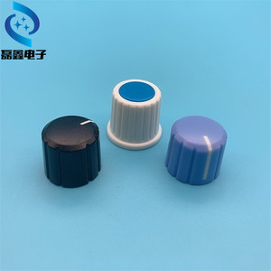 Componentes Electrónicos H, Perilla de Plástico de 15 mm de Diámetro, Perilla de Potenciómetro, Equipo Eléctrico Industrial - Product Image 1