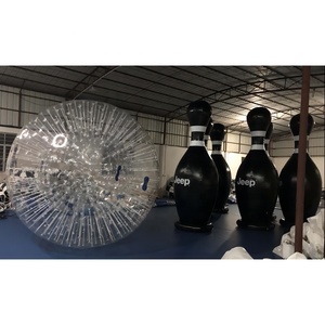 2024 nouveau bowling humain gonflable avec boule Zorb et bosse pour adultes et enfants - Product Image 4