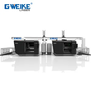 GWEIKE LOADING DEVICE FOR TWO LASER CUTTING MACHINE 3M*1.5M WORKING AREA COVER EXCHANGE TABLES LASER CUTTER