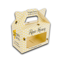 Boîte rigide pour boissons de couleur personnalisée avec poignée, emballage en carton blanc et en carton ondulé, boîte cadeau pour avion, design portable, impression offset