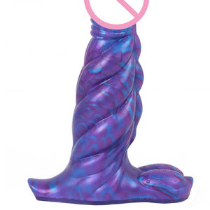 FAAK L7044 Vibrator 10 Modus 5,3 Zoll Elektro massage gerät Sexspielzeug für Erwachsene USB wiederauf ladbarer T-Form G-Punkt Vibrator in gemischten Farben - Product Image 1