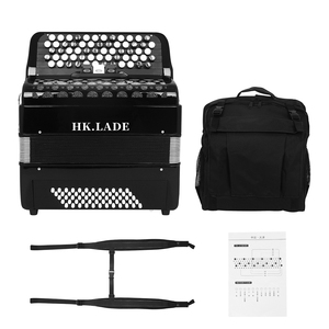 Clavier musical professionnel AH-110 62 touches 60 basses 3 touches d'accord, vente en gros d'usine HK LADE - Product Image 2