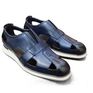Zapatos de Vestir Casuales Versátiles y Elegantes para Hombre, Estilo Oxford, Cuero Genuino, Impermeables, Zapatos de Verano - Product Image 1