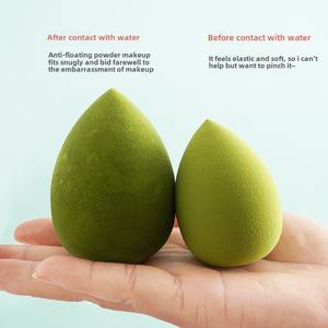 مجموعة إسفنجات مكياج ناعمة جداً غير ماصة على شكل قطرة ماء، قابلة للغسل، لوضع المكياج على الوجه - Product Image 3