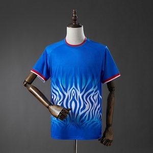 Maglia da Calcio Congo 2026 Home Unisex Blu in Poliestere Traspirante con Pantaloncini - Kit Squadra di Calcio Congolese 26-27 - Product Image 1