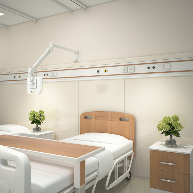 Wall-mounted ultra-long tablet computer monitor stand Promise hovering wall-mounted rack Bedside entertainment rack