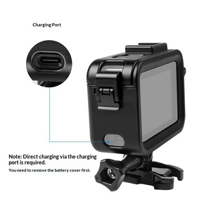 Étui de protection antichute en plastique haute qualité pour GoPro 10/9/11 avec dissipation thermique et cadre d'extension pour griffe porte-accessoire - Product Image 2