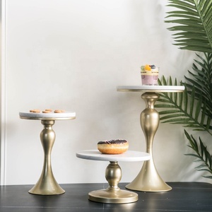 Home <span class=keywords><strong>Party</strong></span> Wedding Trang Trí Đá Cẩm Thạch Sinh Nhật Khay Tròn Tráng Miệng Fondant Máy Tính Để Bàn Trà Chiều Bàn Đá Cẩm Thạch Hiển Thị - Product Image 3