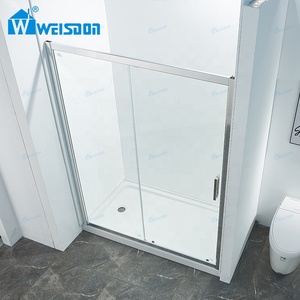 Weisdon Factory Direct Chrome Hardware Framed Aluminum Alloy Sliding Door Bathroom <strong>Shower</strong> <strong>Room</strong> - Product Image 2
