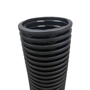 Tubos de plástico corrugado suave <span class=keywords><strong>perforado</strong></span> HDPE de 116mm con calcetín <span class=keywords><strong>para</strong></span> campos de drenaje efectivos - Product Image 4