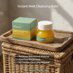 Baume Nettoyant Aromathérapie Luxe 3-en-1 à l'Huile de Rose Musquée <span class=keywords><strong>Démaquillant</strong></span> Fermenté Soin Visage Qualité Spa Marque Privée - Product Image 3