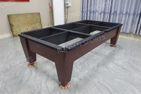 Table de billard Maxima 8, la plus populaire des Philippines, 8 pieds ou 9 pieds, jeu pour adultes, avec ardoise Jiujiang de 25 mm pour club de billard