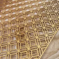 Panneau moderne en aluminium découpé au laser Mashrabiya pour murs-rideaux d'hôtel