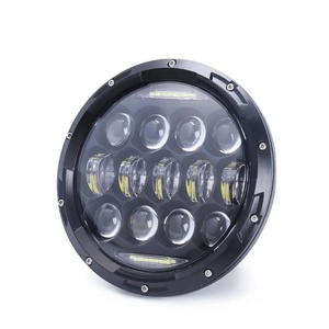 ไฟสปอร์ตไลท์มอเตอร์ไซค์ LED 7 นิ้ว เลนส์ 5D 75W 24V 3500 ลูเมนส์ 6000K ฮาโล ไฟสูง/ต่ำ สำหรับรถ SUV ใช้ได้กับรถทั่วไป - Product Image 5