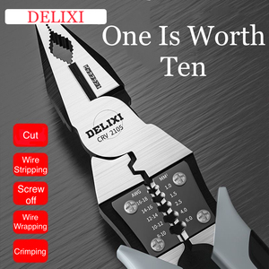 Pince coupante diagonale multifonctionnelle Delisi Industrial OEM, en acier allié au <span class=keywords><strong>chrome</strong></span>-vanadium, à bec pointu et à bec coupant - Product Image 2