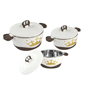 <span class=keywords><strong>Plat</strong></span> de service isotherme avec couvercle, 3 pièces, élégant, <span class=keywords><strong>pour</strong></span> garder les aliments au <span class=keywords><strong>chaud</strong></span> ou au frais, en acier inoxydable, le meilleur coffret cadeau <span class=keywords><strong>pour</strong></span> les mamans - Product Image 2