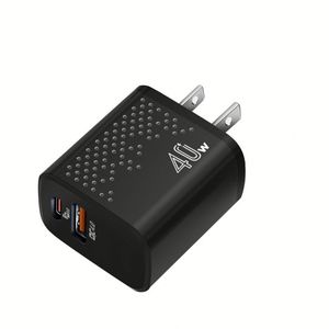 อะแดปเตอร์ชาร์จเร็ว Universal 40W PD รองรับ USB QC4.0 สำหรับโทรศัพท์มือถือ ใช้ได้ทั่วโลก กำลังไฟ 20W สำหรับ IPhone/Huawei/Samsung - Product Image 3