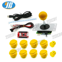 Kit de manette de jeu d'arcade USB avec carte de contrôle sans latence pour Raspberry Pi, PC360, Android – Équipement de divertissement