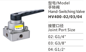 Qualité garantie HV-02 unique/03/04 Valve manuelle de la série Valve manuelle à vendre - Product Image 5