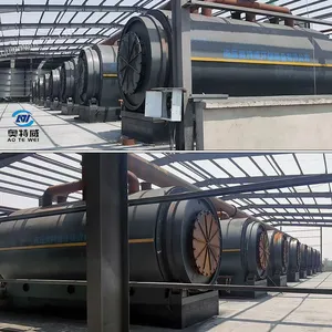 Waste Plastic Tyre Pyrolysis Plant To Fuel Oil Pyrolysis Machine