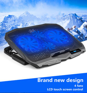 Support universel de bureau <span class=keywords><strong>Portable</strong></span> pliable 4 ventilateurs USB support de refroidissement pour ordinateur <span class=keywords><strong>portable</strong></span> de jeu pour <span class=keywords><strong>refroidisseur</strong></span> pliant pour ordinateur <span class=keywords><strong>portable</strong></span> - Product Image 2