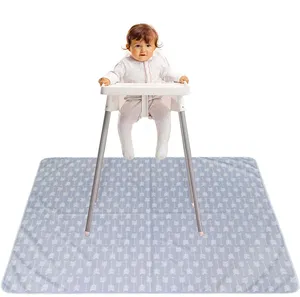 Tapis de sol lavable en Silicone pour siège haute qualité, antidérapant, anti-éclaboussures, attrape-aliments, artisanat, anti-fuites - Product Image 1