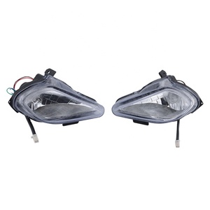 LINGQI Phares LED de moto Phares gauche et droit pour ATV Off Road Motorbike Motocross Dirt Bike Accessoires - Product Image 1