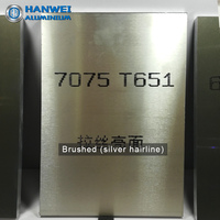 Stok tersedia 7075 T6/T6511 1 ~ 260mm lembar pelat aluminium ukuran berbeda pemasok panjang kustom