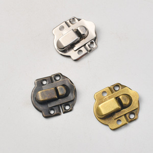 Serrure de meuble en acier au carbone, argent, bronze, bronze jaune, design minimaliste, boucle de sac sans clé, installation facile - Product Image 3
