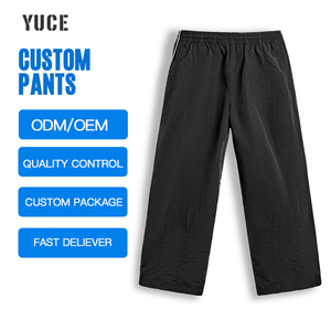 <span class=keywords><strong>Pantaloni</strong></span> Sportivi Classici YUCE Personalizzati, Gamba Dritta, Vestibilità Comoda, <span class=keywords><strong>Pantaloni</strong></span> da Uomo con <span class=keywords><strong>Vita</strong></span> Elastica e Gamba Larga - Product Image 3