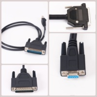 Maßgefertigtes D-SUB-Kabel DB15 Stecker auf RJ45 Cat5 Kabel Drucker-Erweiterungs-Datenkabel 15-Pin-Steckverbinder PVC Reinkupfer-Kabelbaum