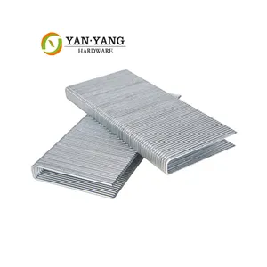 Yanyang fabrika satış galvanizli tel u-tipi çivi sanayi zımba pnömatik 80 serisi zımba teli