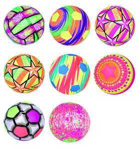 <span class=keywords><strong>Arc</strong></span>-<span class=keywords><strong>en</strong></span>-<span class=keywords><strong>ciel</strong></span> extérieur brillant dans le noir Light Up gonflable Led lumineux enfants sport Pvc jouet ballons de plage - Product Image 5