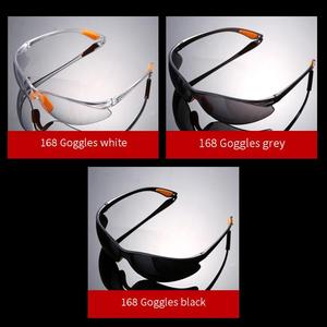 نظارات أمان 168 قابلة للتخصيص وأنيقة، نظارات واقية للاستخدام الخارجي، مقاومة للصدمات ومضادة للرياح لحماية العينين - Product Image 2