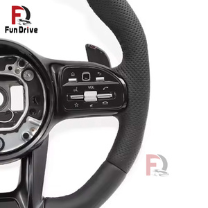 Volante in Fibra di Carbonio Personalizzato per <span class=keywords><strong>Mercedes</strong></span> Classe C E W201 W202 W203 W204 W205 W206 W212 W213 W211 AMG C63 C43 G63 C300 - Product Image 5