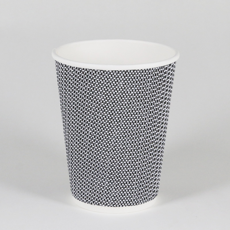 Black Ripple Wall Cup