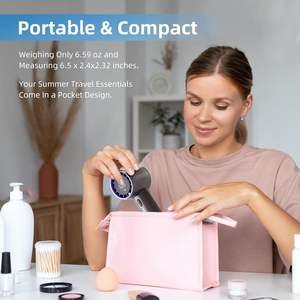 Ventilateur portable mini USB rechargeable 2025 en gros, en plastique PP, pour voiture et extérieur - Product Image 3