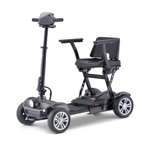 도매 경량 4 바퀴 휴대용 장애인 접이식 이동성 스쿠터 노인 접이식 의료 스쿠터 장애인