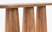 Table console en bois massif fonctionnelle et élégante, conçue avec une élégance moderne pour une utilisation dans l'entrée, le couloir, le salon, les espaces d'hôtel