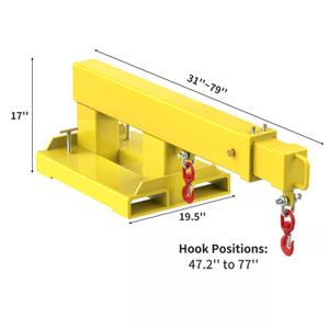 מלגזה מצורף 3000 ק "ג קיבולת מעלית 2 טון 3ton 3ton מנוף מתכוונן jib בום מנוף - Product Image 5