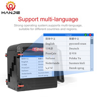 Imprimante jet d'encre portable TIJ grand format 10 cm multilingue, pistolet d'impression pour codage de date et logos