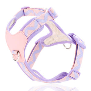 Accessori per animali domestici più venduti a prova di fuga colorato Plaid in poliestere di lusso Kit di imbracatura per cani gatto per sicurezza esterna - Product Image 3
