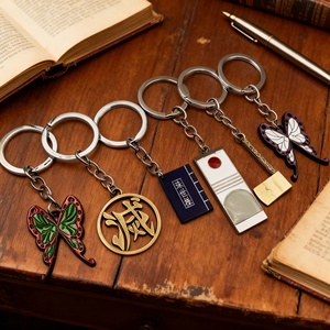Manufacturer Hot Sale Custom Double Sided Zinc Alloy Cartoon Anime Keychain Personalized 2D 3D Engraving Waterproof Durable - Product Image 2