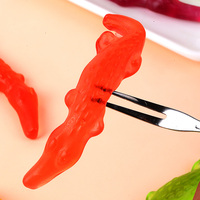 Bonbons gélifiés personnalisables de haute qualité, fabricant en gros, bonbons gélifiés halal en forme de crocodile