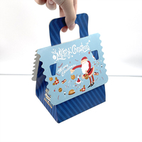 Boîtes d'emballage en carton avec poignée, 50 pièces, boîte cadeau empilable pour dragées mariage, anniversaire noël