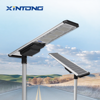 XINTONG nouvelle meilleure qualité extérieure étanche 30W 60W 80W 100W 120W 150W intégré tout en un Led lampadaire solaire