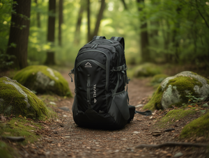 Sac à dos de randonnée 30-40L en nylon imperméable, ajustement réglable, unisexe, sac de voyage en plein air - Product Image 2